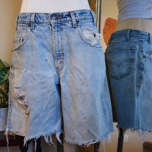 Levi's Vintage Distressed Cut-Off Shorts
